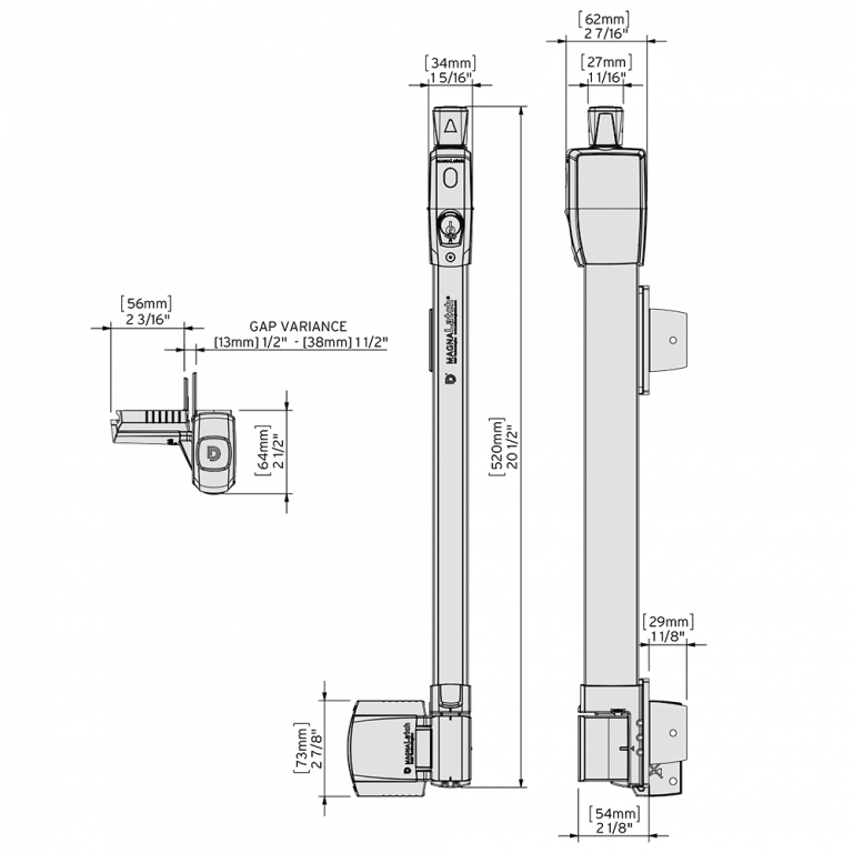 Magnalatch Child Safety Lock Gate Latch