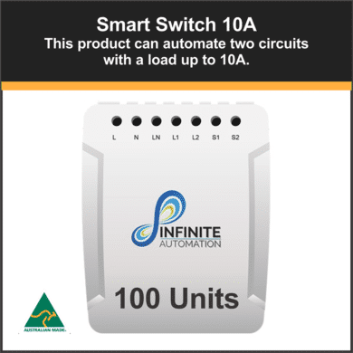 Infinite Automation Smart Switch 10 Amp 100 Units