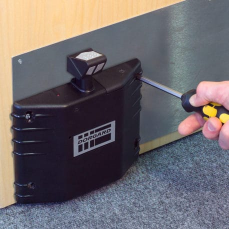 Installing a Dorgard hold open device to a door