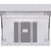 Robust Anti-Vandal TV Enclosure with Cover Lifted
