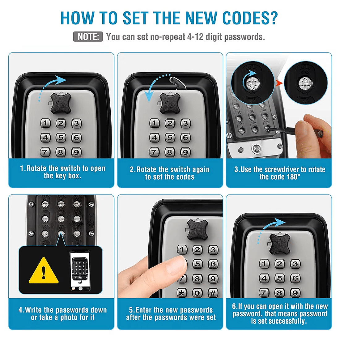 Key Safe Setting New Codes